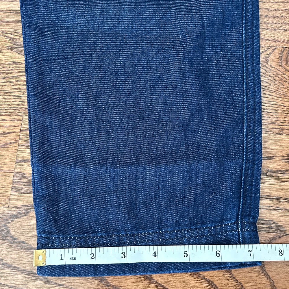 NWT Lilla P Size Small Dark Blue Denim Tie-Waist Women’s Pants - Picture 13 of 14
